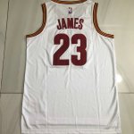 Maillot de Basket #23 James Cleveland Cavaliers authentique Blanc